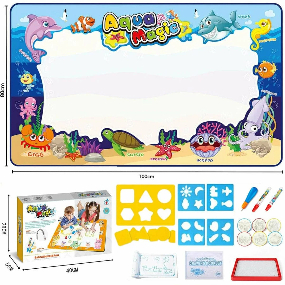 Aqua Magic water painting Doodle mat for Childrens Unlimited Painting !!