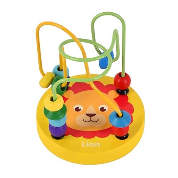 Circles Cartoon Beads Wire Maze Roller Coaster Abacus