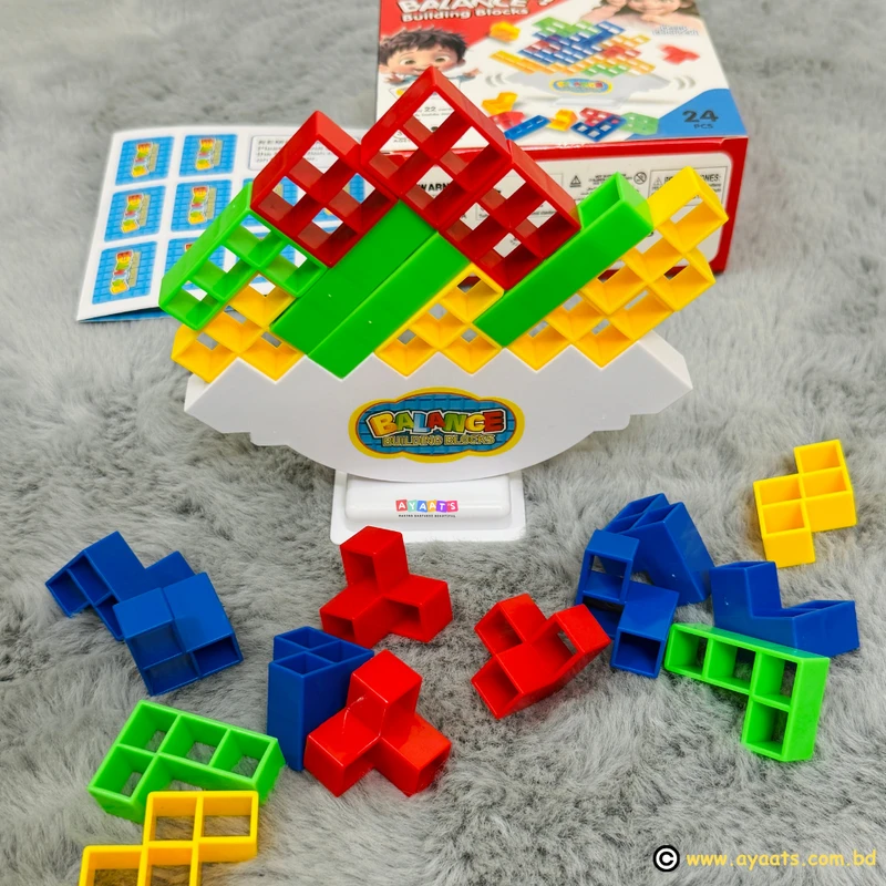 Block Balance Stacking Toy(24Pcs)